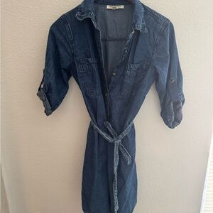 Speed Control Blue Denim Dress